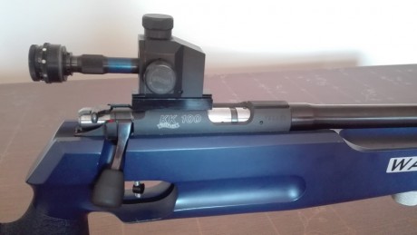 Hola:
Vendo carabina Wlather modelo KK-100 calibre 22 lr y equipo de tiro.
Se vende todo conforme se ve 10