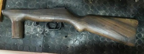 Cambio culata de subfusil Coruña, con todos los herrajes y en estado muy bueno por bayoneta para Mauser 01