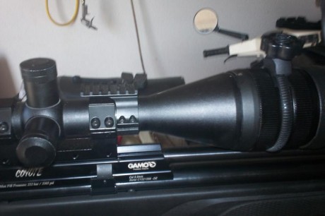 Vendo visor millet gold buck 6-25x56 reticula mildot con montura monopieza.tapas flipup y brida delantera,es 00