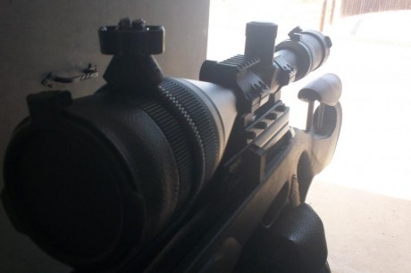 Vendo visor millet gold buck 6-25x56 reticula mildot con montura monopieza.tapas flipup y brida delantera,es 10