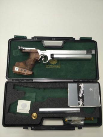 Vendo pistola de aire Steyr lp-10 silver, comprada en el 2008, la pistola se encuentra en Teruel, se puede 11