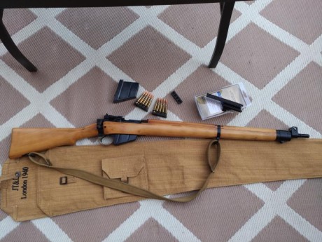 Hola a todos.
Vendo un Enfield 4MK2 fabricado en 54,55.
Está como recién salido de fábrica.
El estado 02