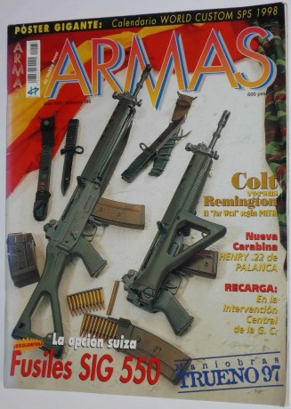   Dispongo de un lote de 38 revistas de "ARMAS" en perfecto estado y las cambiaria por unos 30