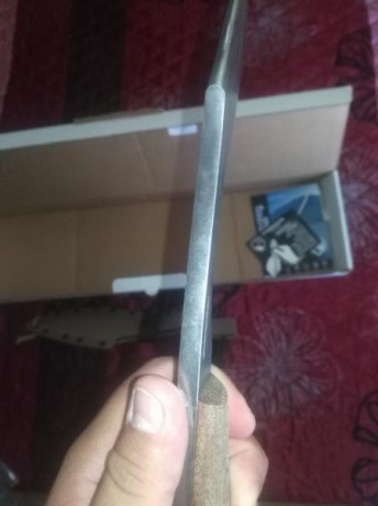 kukri modelo 2017 micarta color arena 24 cm de hoja 8mm de grosor estado impoluto no ha salido de la caja 01