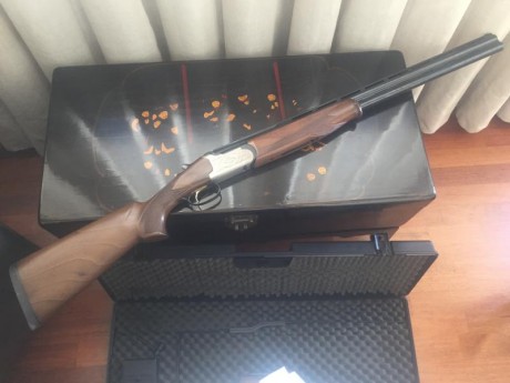 Se vende esta escopeta en estado perfecto, nunca ha estado en el campo ni en el foso, me la quede hace 01