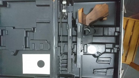 Hola vendo conjunto de Walther Gsp, pistola del 32+ kit del 22 guiada en F, con su maletin original, un 02