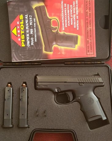   Vendo en Madrid esta impecable Steyr S9 en calibre 9mm×19, guiada en "F". Viene con su maletín, 01