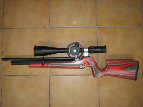 Carabina CZ 200 Colour 4,5 16 J , 1 Regulado y uno para recámbios. adaptador de silenciador UNF , gatillo 02