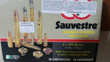 Existe alguna marca de municion comercial del calibre 8x68 que monte puntas barnes ttsx.aparte de las 61