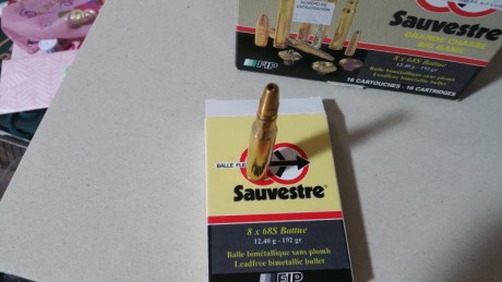 Existe alguna marca de municion comercial del calibre 8x68 que monte puntas barnes ttsx.aparte de las 60