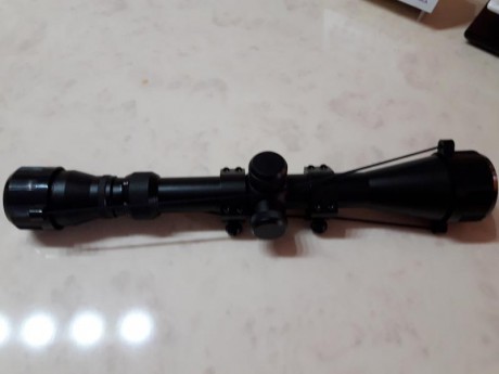 Vendo visor gamo 3x9x40  con paralelaje en perfecto  estado , con monturas y tapas protectoras.esta en 00