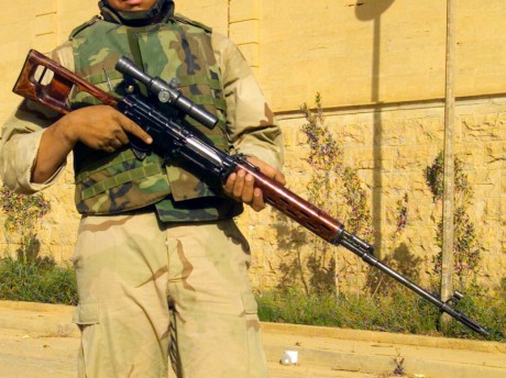 vendo dragunov con todo su equipamiento : portacargadores  con la baqueta , 3 cargadores de 10 tiros y 160