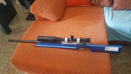 Vendo carabina para BR50, calibre 22LR, Guía E (se puede guiar también en F).

Es una carabina fabricada 00