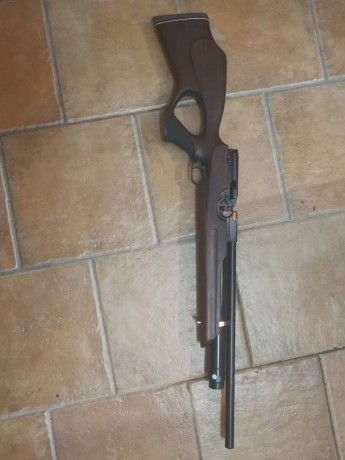 Vendo carabina PCP HW100 version "T FSB K"

La carabina tiene un año y medio y no a tirado ni 01
