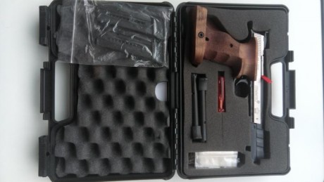Buenas tardes a todos,

Por cambio de modalidad vendo la siguiente pistola Hammerli X-esse del calibre 01