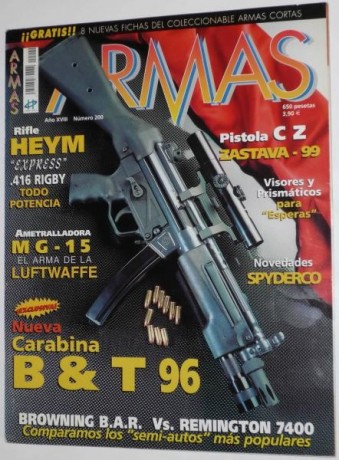   Dispongo de un lote de 38 revistas de "ARMAS" en perfecto estado y las cambiaria por unos 130