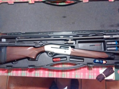 Vendo, por dejar la menor, esta semi que tiene tres tiradas a palomas. Kick-off de beretta en la culata 00
