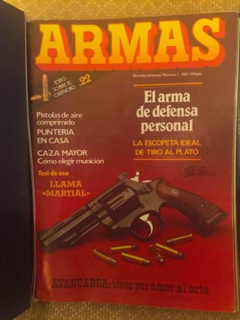 Se vende colección de Revista Armas. 175 números + 3 extraordinarios.

Números ordinarios desde el 1 al 00