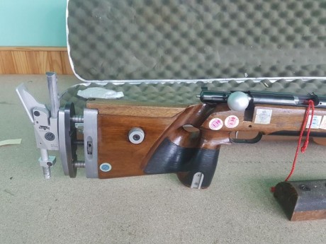 Hola!! 

Vendo carabina Match 54, con accesorios para la modalidad de tendido (rabera de 3 posiciones 02