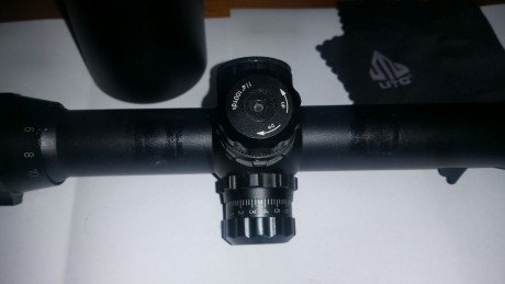 Vendido ..... gracias  !  .  Visor leapers UTG6-24X50AOL ,  CHINO  , es ,  MILDOT ,  PARALAJE EN LA CAMPANA 01