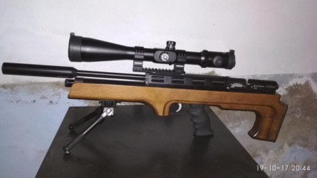Vendo cometa Orión bp en perfecto estado la entregaría con moderador y bípode. El motivo de la venta es 10