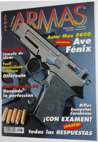   Dispongo de un lote de 38 revistas de "ARMAS" en perfecto estado y las cambiaria por unos 20