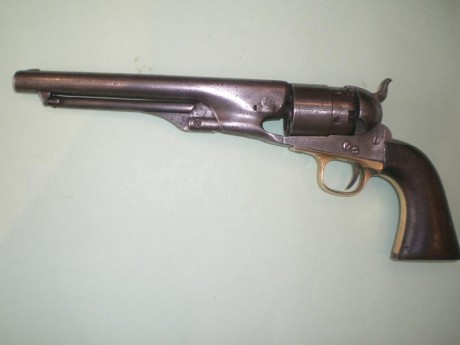 vendo colt modelo Army 1860, cal. 44, inscrito en el libro de coleccionista, con todos sus números iguales, 02