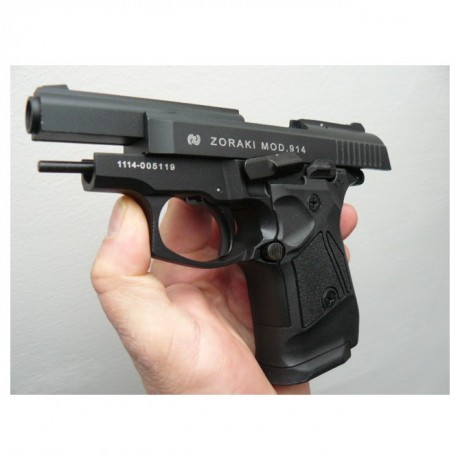 Vendo pistola detonadora o comúnmente llamada de fogueo, Marca Zoraki modelo 914 , de fabricación Turka, 01