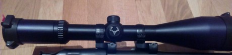 Vendo visor Bushnell Trophy XLT 3/12x56, con retícula iluminada con varias intensidades,pequeños roces 01