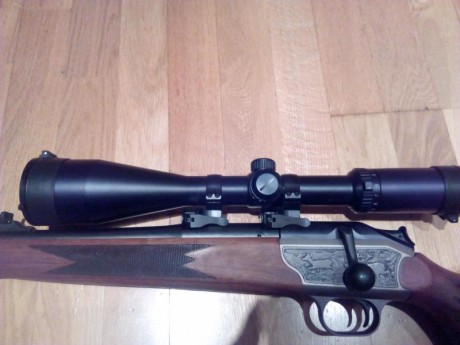 Vendo visor Bushnell Trophy XLT 3/12x56, con retícula iluminada con varias intensidades,pequeños roces 00