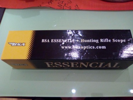 Hola vendo bsa 3_9x40 con paralelaje frontal nunca se ha utilizado está en Burgos 60 euros envío peninsular 02