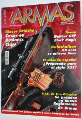   Dispongo de un lote de 38 revistas de "ARMAS" en perfecto estado y las cambiaria por unos 60