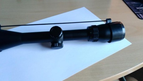 Visor BUSHNELL BANNER  3X9-40  Reticula MULTI-X.

Vendo con anillas y bases como se ve en las fotos.

 10