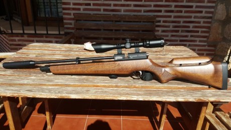 La vendo por falta de tiempo y terreno los pocos tiros que e tirado e dado a latas a 50-70 metros sin 00