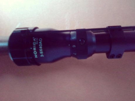 Se vende Carabina Norica hawk grs 4, 5, nueva, procedente de sorteo, funda con forro, culata de madera 02