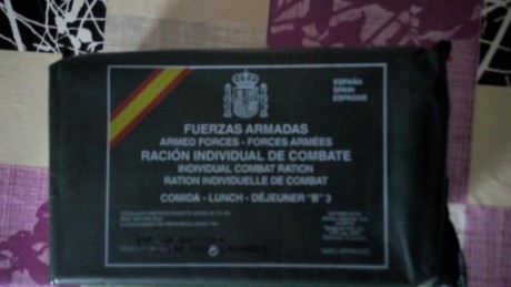 Quien quiera todas, hago buena rebaja
Vendo raciones de combate, 10 en total, 3 desayunos y 7 comidas, 01