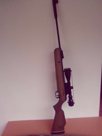 Se vende Carabina Norica hawk grs 4, 5, nueva, procedente de sorteo, funda con forro, culata de madera 00
