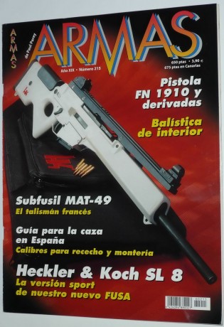   Dispongo de un lote de 38 revistas de "ARMAS" en perfecto estado y las cambiaria por unos 100