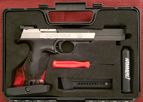   Vendo en Madrid (IA del Escorial) esta Hämmerli X-Esse Sport cal.22LR guiada "F". Contrapeso 02