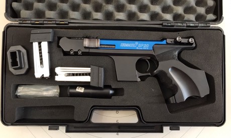 Buena tardes.
Un compañero del club vende su Hammerli SP20, 32 WC, el arma está en perfectas condiciones, 00
