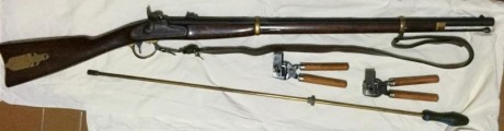 ZOUAVE MUSKET MATCH " ARMI CHIAPA " calibre 58, cañón pesado de 7 estrías
Minié Lee  turquesas 00