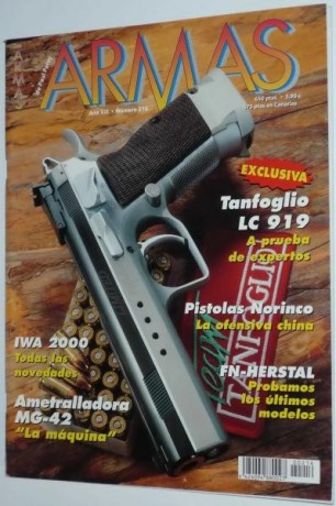   Dispongo de un lote de 38 revistas de "ARMAS" en perfecto estado y las cambiaria por unos 110