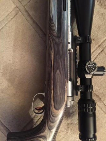 Por falta de uso vendo este rifle que esta como nuevo muy pocos tiros.
calibre 6br 30 pulgadas de cañon 21