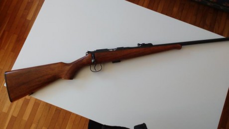 Se vende rifle Brno Modelo 2 en calibre 22, un rifle como los que se hacían antes, aceros y maderas en 02