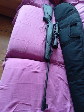 Vendo esta carabina Gamo Shadow IGT combo+visor 4x32wn en calibre 4,5 nueva sin estrenar, funda y cajas 02