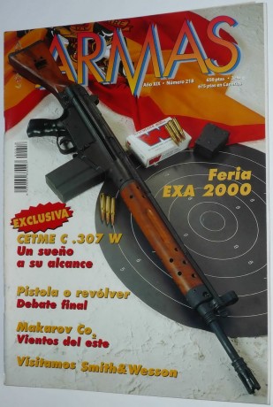   Dispongo de un lote de 38 revistas de "ARMAS" en perfecto estado y las cambiaria por unos 130