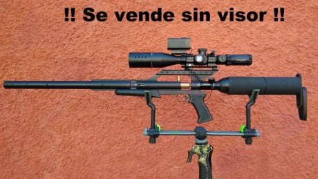 VENDIDO !!

Vendo rifle PCP 
Airforce Condor 6.35mm 

Mejoras puestas en rifle:
Regulator Alta precisión 00