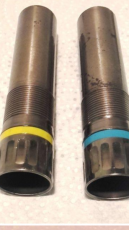 Hola a todos.
Vendo 3 chokes para escopetas paralelas Beretta, estaban colocados en una 687 El gold pigeon.
Son 01