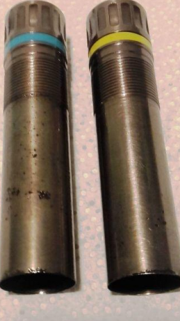 Hola a todos.
Vendo 3 chokes para escopetas paralelas Beretta, estaban colocados en una 687 El gold pigeon.
Son 00
