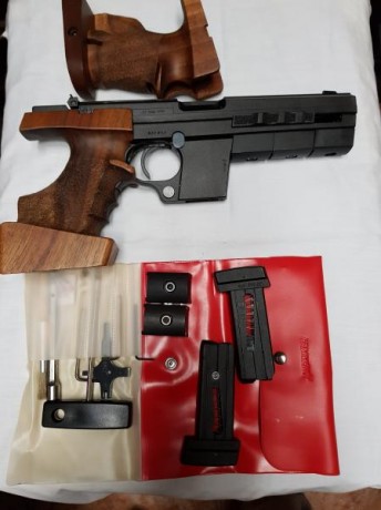 Hola foro estaria intersado en la venta de mi pistola hammely mod-280 22lr o cambiar por pistola aire 01